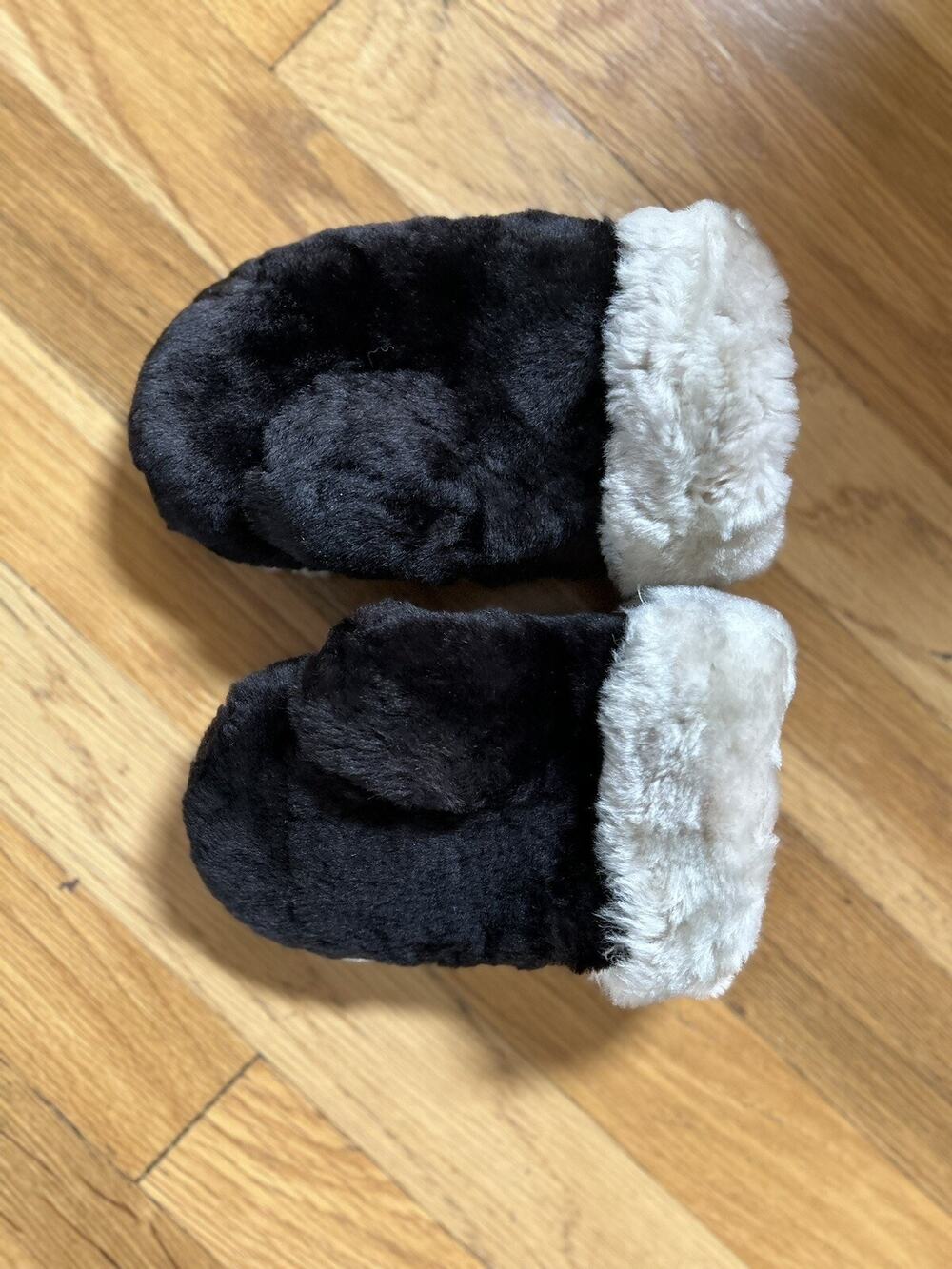 NWT Mittens Shearling V. Warm Child  skiing winter Handmade